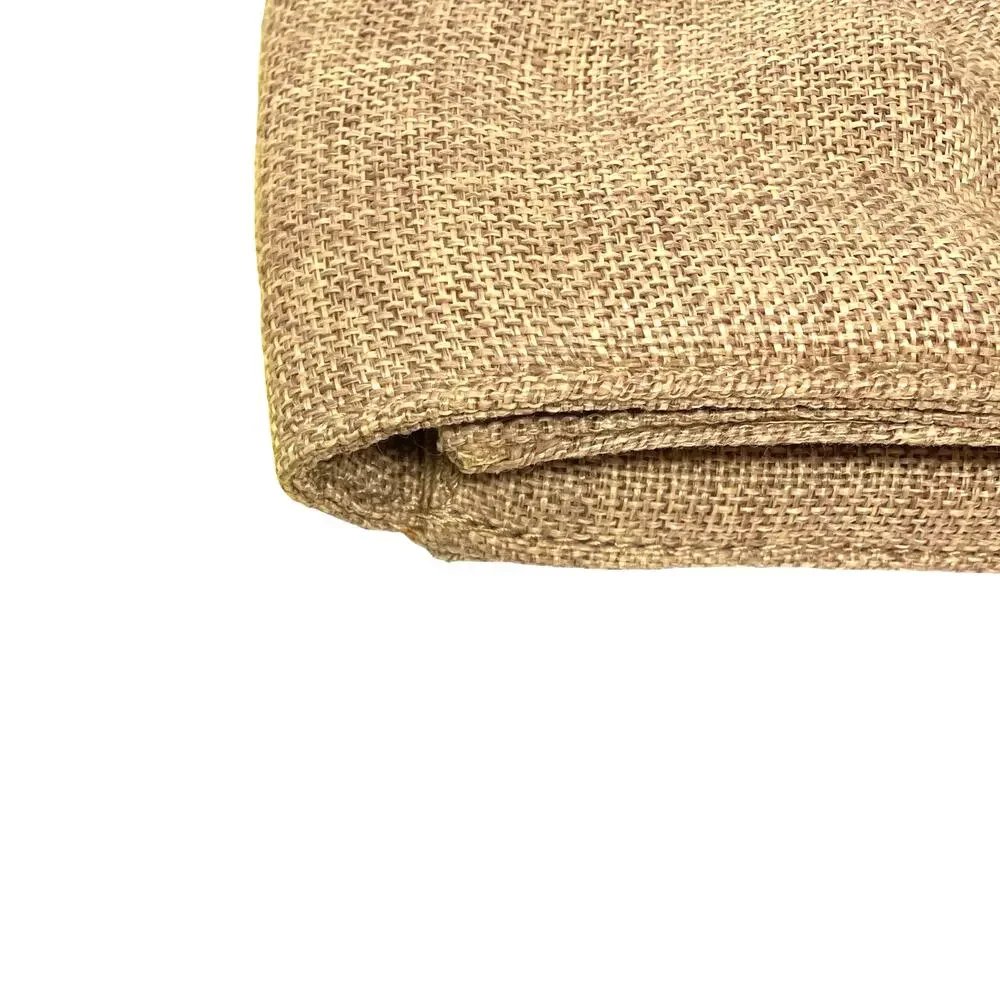 Chico’s Burlap Envelope Clutch Handbag With Beaded Front Detail Boho Preowned